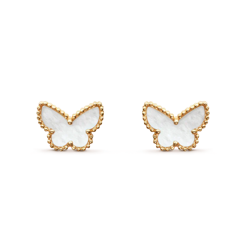 VCA SWEET BUTTERFLY MOP EARSTUDS