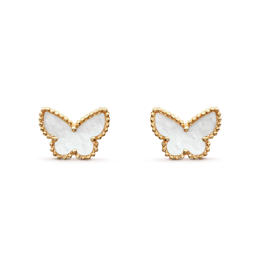 VCA SWEET BUTTERFLY MOP EARSTUDS