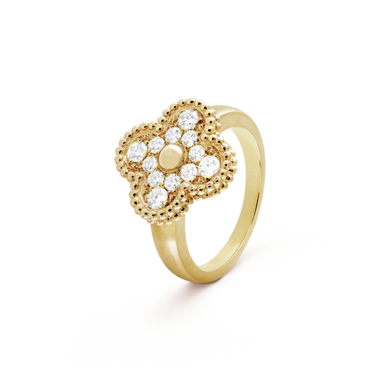 VCA CLOVER DIAMOND RING