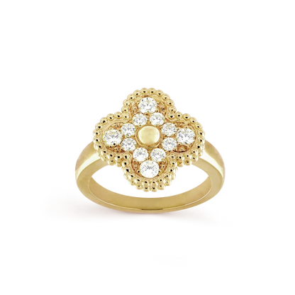 VCA CLOVER DIAMOND RING