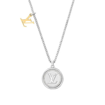18K Louis Vuitton Catch Pendant Necklace