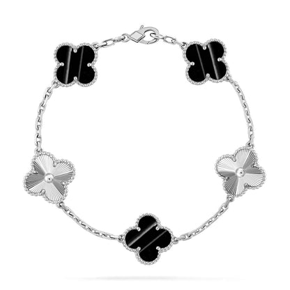 VCA CLOVER 5 MOTIF PULSAR STONE BRACELET COLLECTION