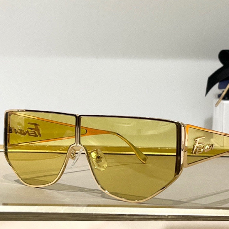 FENDI DISCO SQUARED SUNGLASSES FF M0093 IN METAL