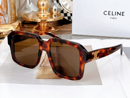 CELINE TRIOMPHE SUNGLASSES CL4S490 IN ACETATE