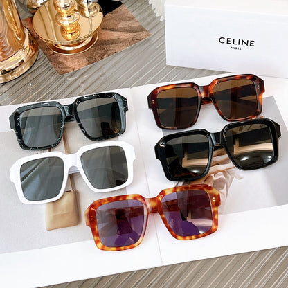 CELINE TRIOMPHE SUNGLASSES CL4S490 IN ACETATE