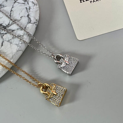 18K Amulettes Birkin Pendant Hermes Necklace