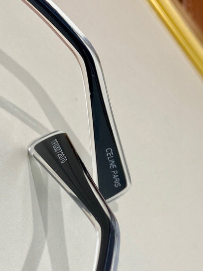 CELINE SUNGLASSES CL40100 IN METAL MINERAL GLASS LENSES