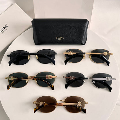 CELINE TRIOMPHE SUNGLASSES CL40069U IN METAL