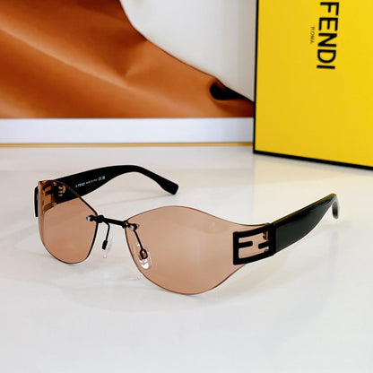 FENDI BAGUETTE CHUNKY SUNGLASSES FE40159U IN METAL AND ACETATE
