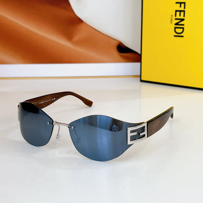 FENDI BAGUETTE CHUNKY SUNGLASSES FE40159U IN METAL AND ACETATE