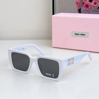 MIU MIU GLIMPSE SQUARE SUNGLASSES SMU07S IN ACETATE