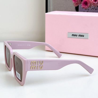 MIU MIU GLIMPSE SQUARE SUNGLASSES SMU07S IN ACETATE
