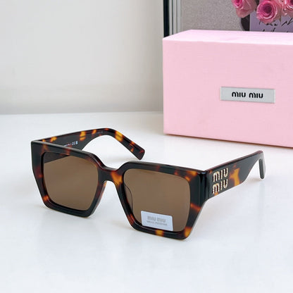MIU MIU GLIMPSE SQUARE SUNGLASSES SMU07S IN ACETATE