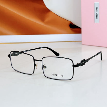 MIU MIU LOGO SQUARE SUNGLASSES SMU808 IN METAL