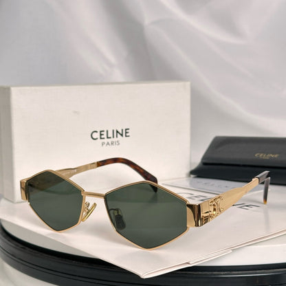CELINE TRIOMPHE SUNGLASSES CL4S254 IN METAL