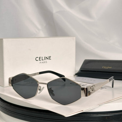 CELINE TRIOMPHE SUNGLASSES CL4S254 IN METAL