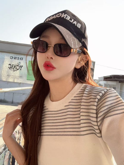 FENDI SELLERIA RECTANGULAR FRAME SUNGLASSES FD8131 IN ACETATE