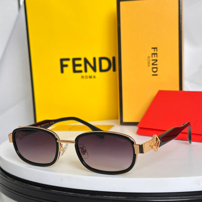 FENDI SELLERIA RECTANGULAR FRAME SUNGLASSES FD8131 IN ACETATE