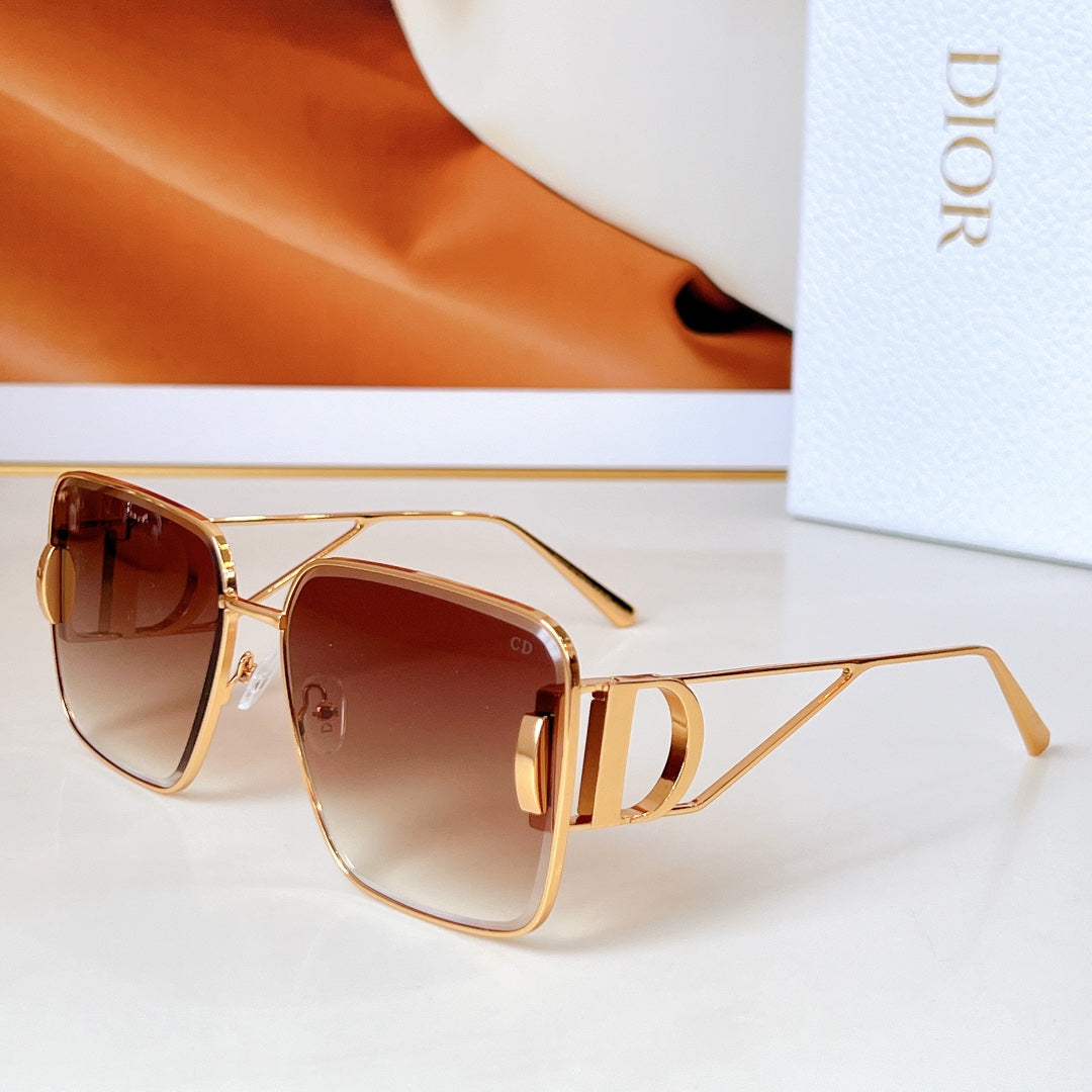 DIOR MONTAIGNE SQUARE SUNGLASSES DSGTA42UCR IN METAL