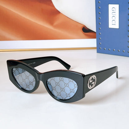 GUCCI OVAL FRAME SUNGLASSES GG1843S IN ACETATE