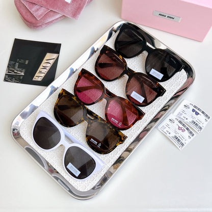 MIU MIU LOGO SUNGLASSES SMU 01ZS 573436 IN ACETATE