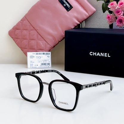 CHANEL SQUARE SUNGLASSES CH 0769 IN ACETATE CHAIN METAL