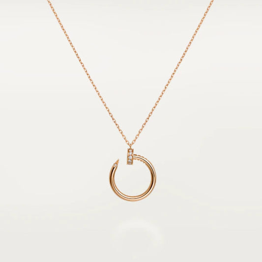 CARTIER JUSTE NECKLACE PINK GOLD