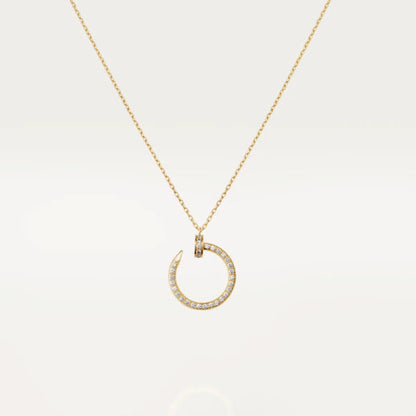CARTIER JUSTE NECKLACE GOLD DIAMONDS