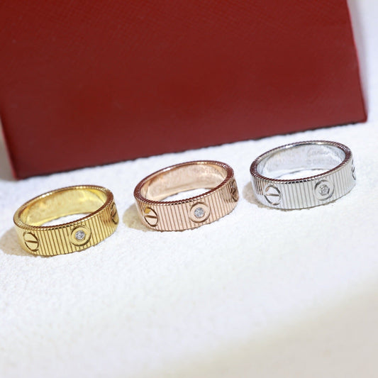 CARTIER LOVE UNLIMITED 3 DIAMONDS RING