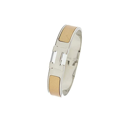 HERMES H CHAMPAGNE BRACELET