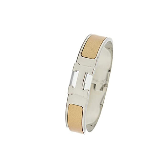 HERMES H CHAMPAGNE BRACELET