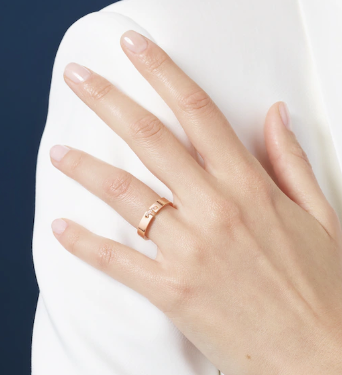 CHAUMET ALLIANCE LIENS VIDENCE DIAMOND 4MM RING