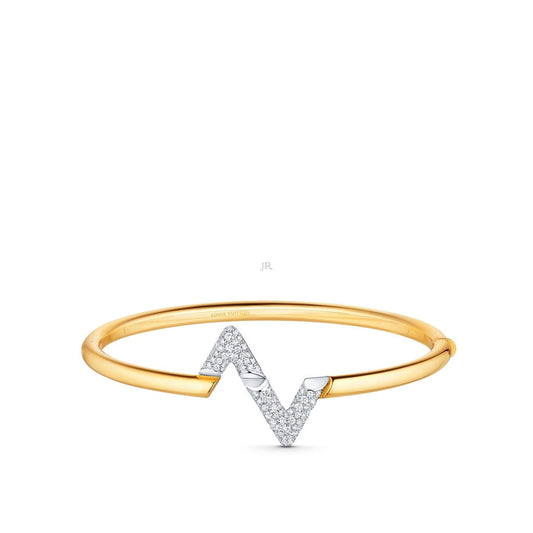 LOUIS VUITTON VOLTE UPSITE DOWN GOLD DIAMOND BRACELET