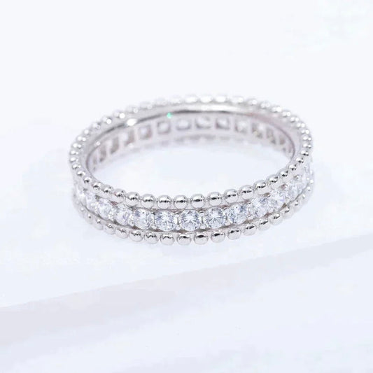 VCA PERLEE DIAMOND SILVER RING