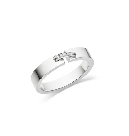 CHAUMET ALLIANCE LIENS VIDENCE DIAMOND 4MM RING
