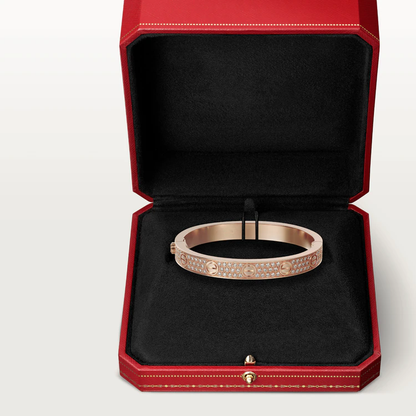 CARTIER LOVE BRACELET 6.1MM DIAMOND-PAVED