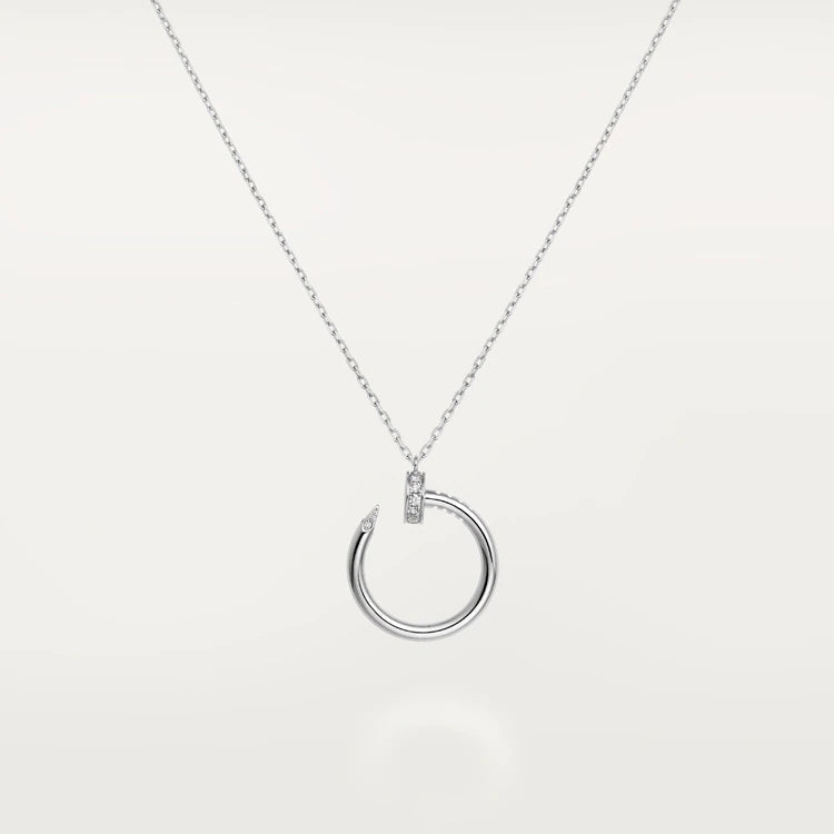CARTIER JUSTE NECKLACE SILVER