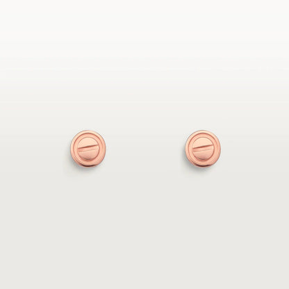 CARTIER LOVE EARRINGS PINK GOLD 10MM