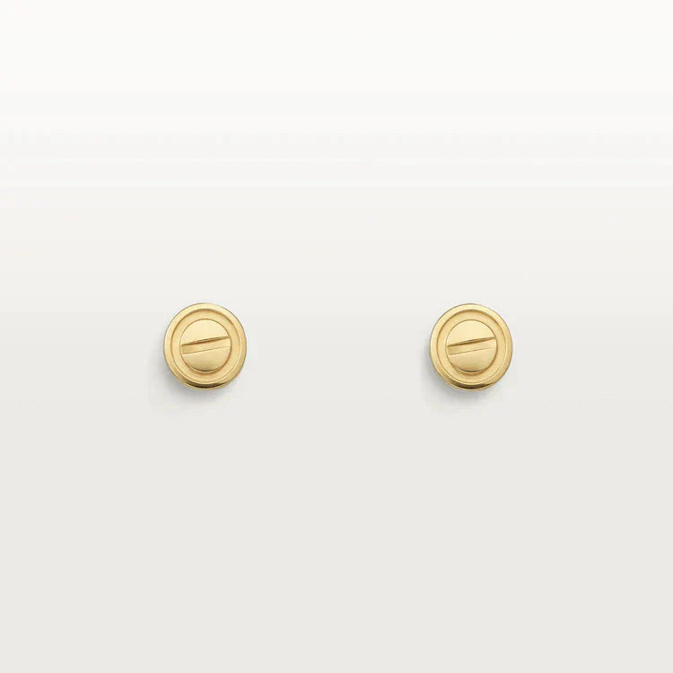 CARTIER LOVE EARRINGS GOLD 10MM