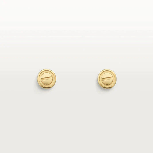 CARTIER LOVE EARRINGS GOLD 10MM