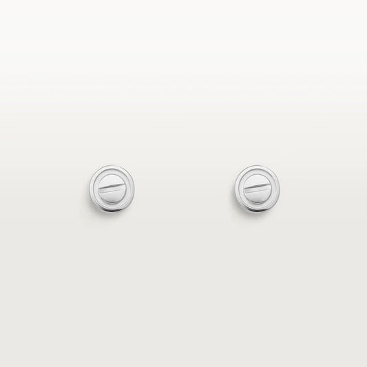 CARTIER LOVE EARRINGS SILVER 10MM