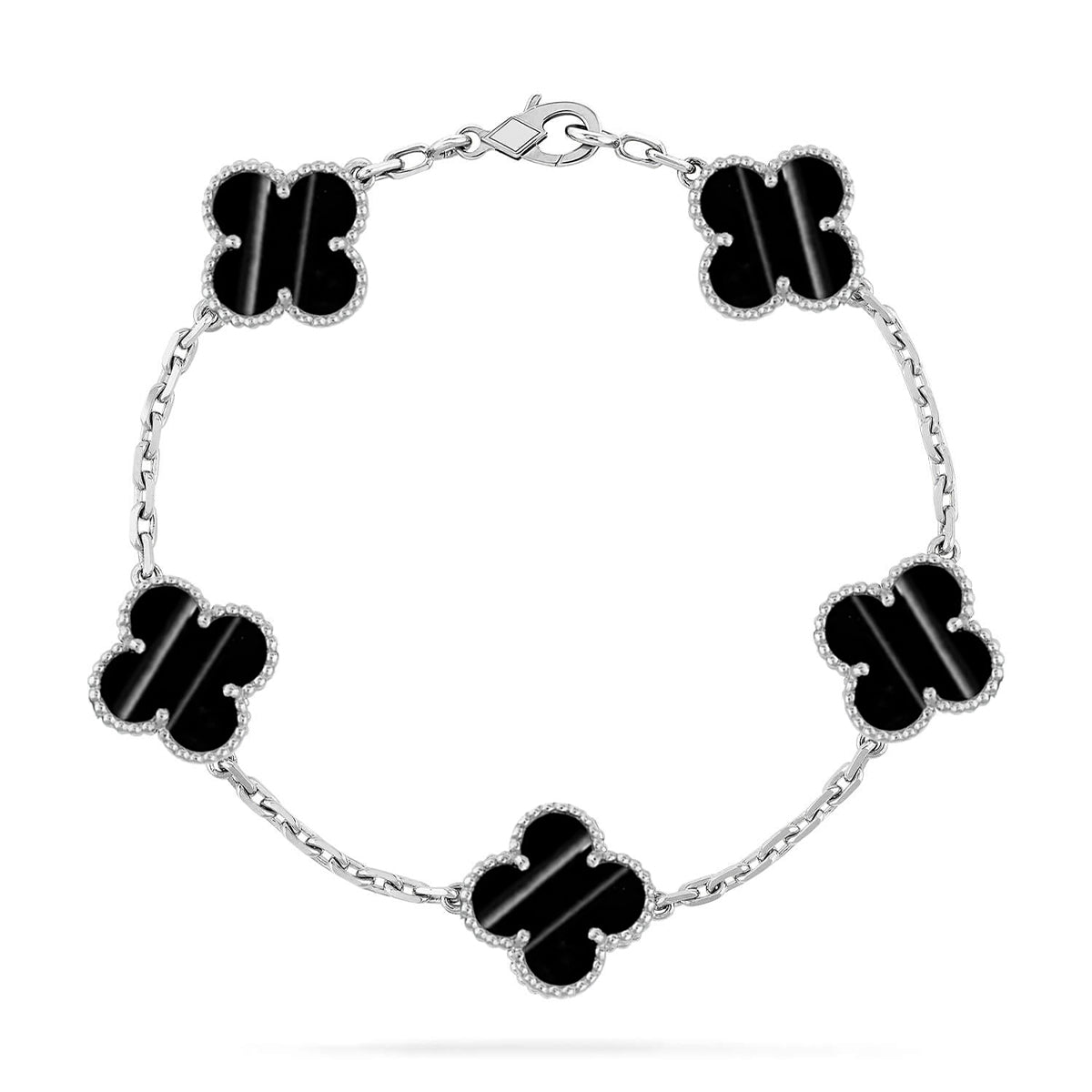 VCA CLOVER 5 MOTIF PULSAR STONE BRACELET COLLECTION