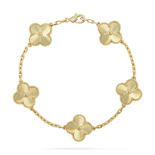 VCA CLOVER 5 MOTIF LASER BRACELET COLLECTION