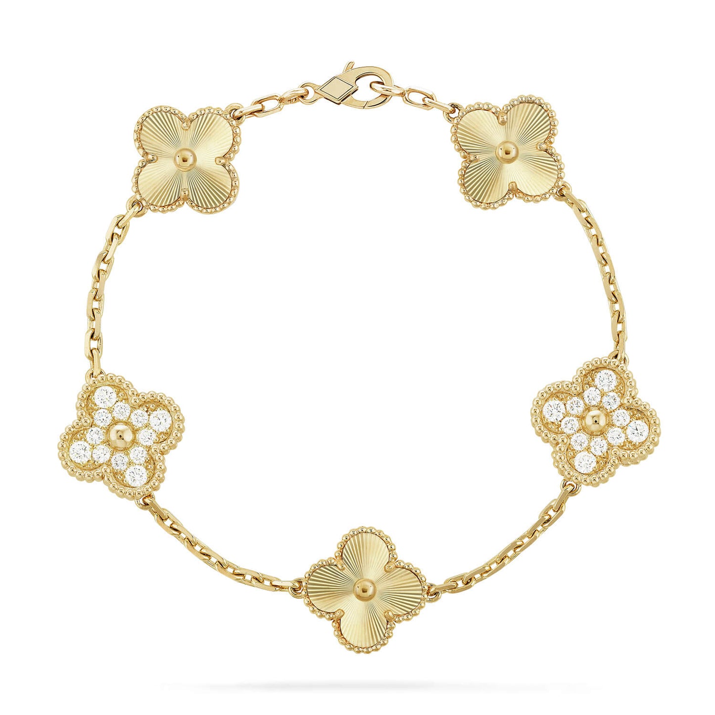 VCA CLOVER 5 MOTIF LASER BRACELET COLLECTION