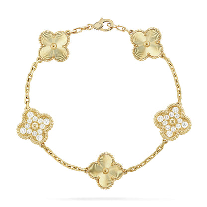 VCA CLOVER 5 MOTIF LASER BRACELET COLLECTION