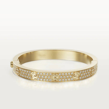 CARTIER LOVE BRACELET 6.1MM DIAMOND-PAVED