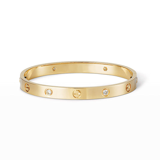 CARTIER LOVE BRACELET 6.1MM 4 DIAMONDS