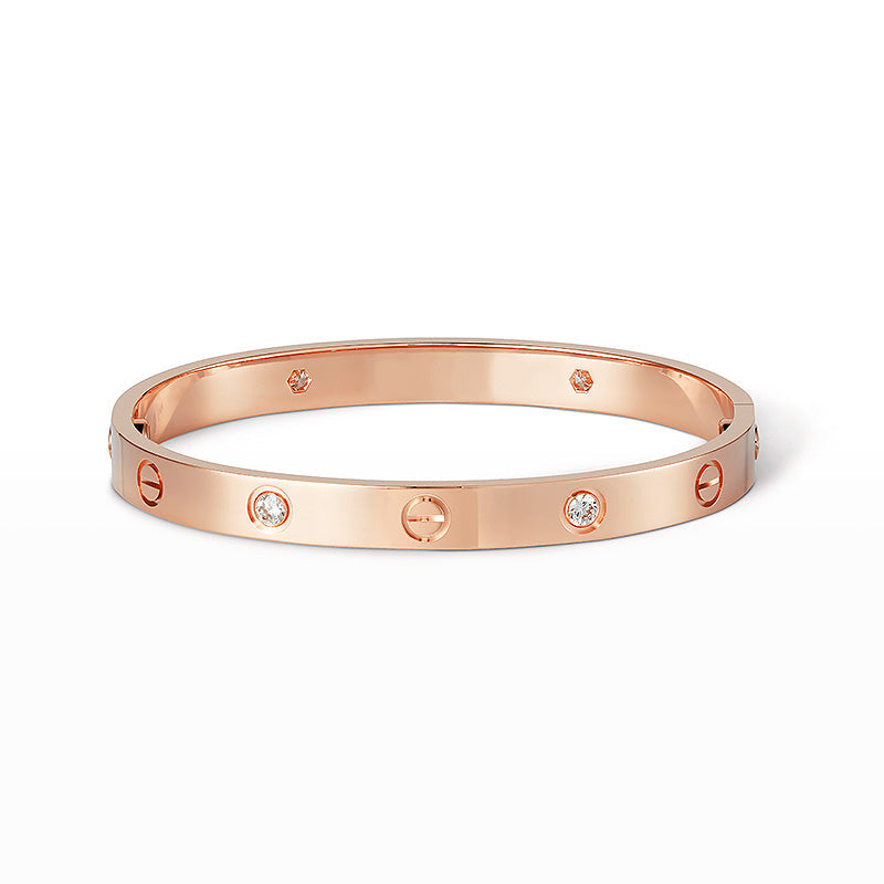 CARTIER LOVE BRACELET 6.1MM 4 DIAMONDS