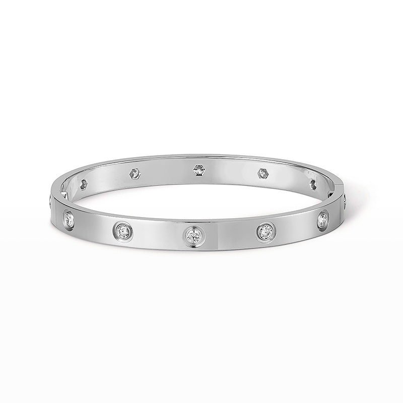 CARTIER LOVE BRACELET 6.1MM 10 DIAMONDS