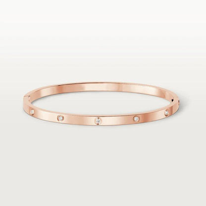 CARTIER LOVE BRACELET 3.65MM 10 DIAMONDS